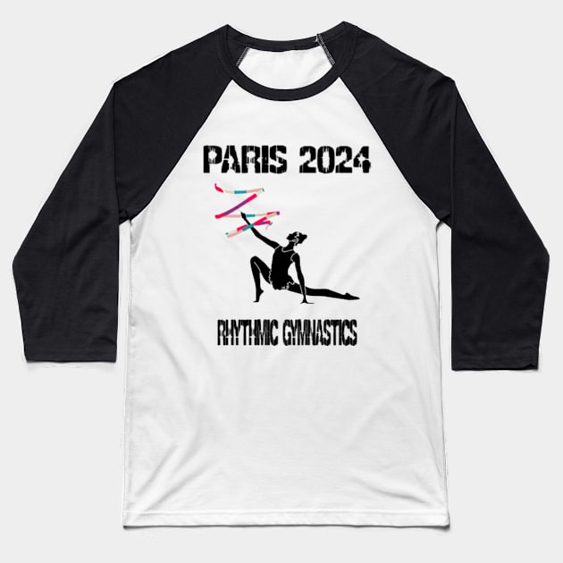 Paris 2024 Baseball T-Shirt by Womens Art Store